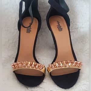 Ankle Strap Spike Heels
